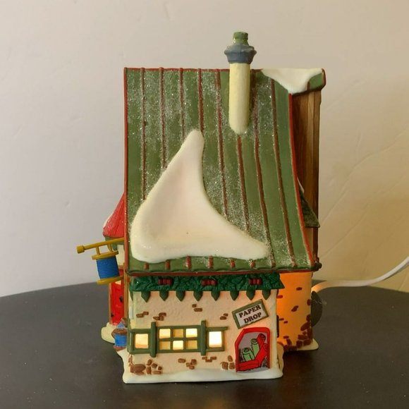 Dept 56 Gift Wrap & Ribbons - North Pole Village Christmas Building - 1996 - Picture 8 of 12